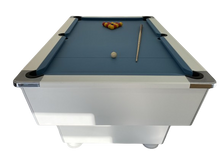 Load image into Gallery viewer, RECONDITIONED 7&#39; x 4&#39; White Gatley Club Free Play Pool table