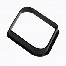 Load image into Gallery viewer, Black plastic diamond for pool table corner pockets.