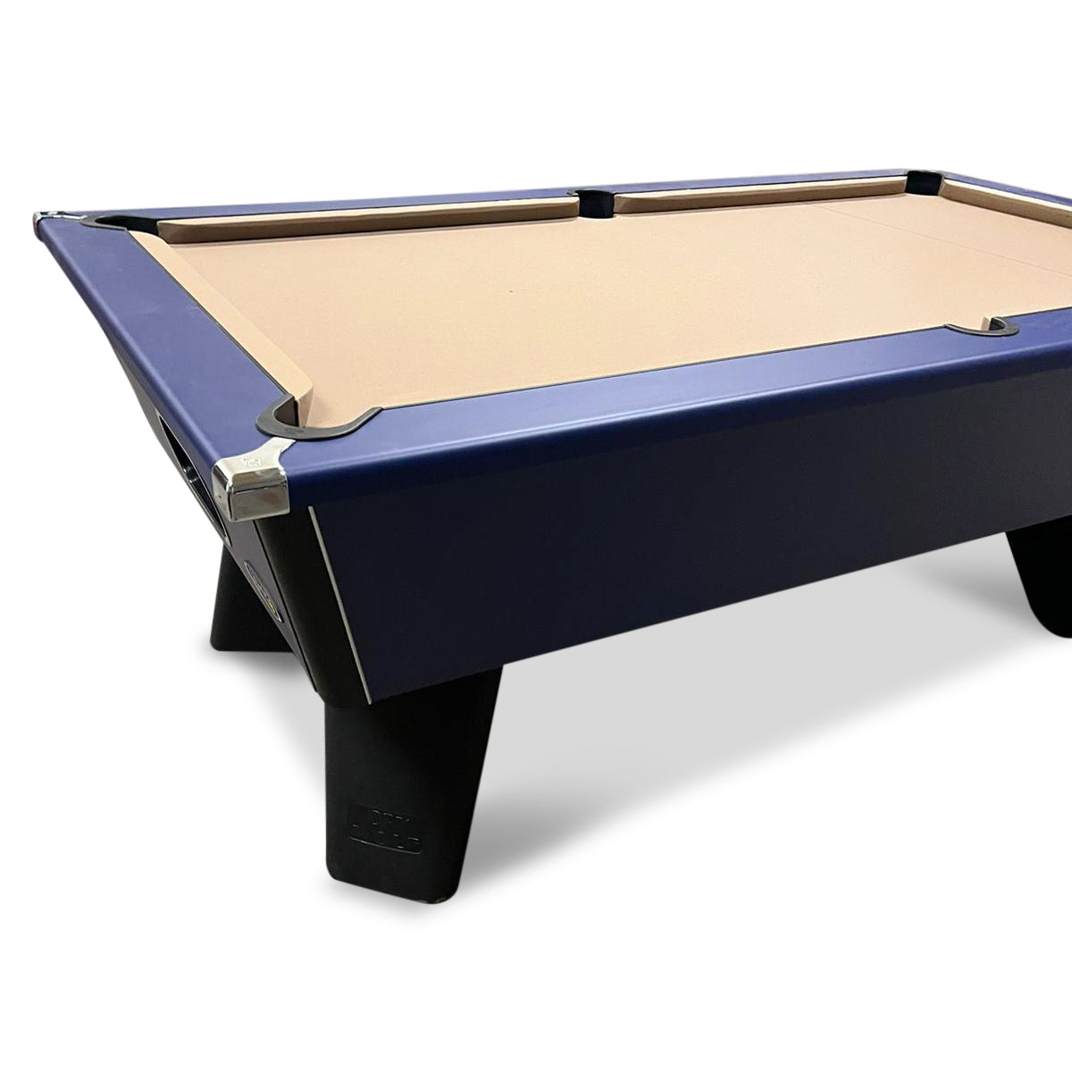 Cry Wolf Indoor Slate Bed Pool Table Midnight Blue