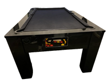 Load image into Gallery viewer, Superpool Gloss Black Vintage Classic Free play Pool Table