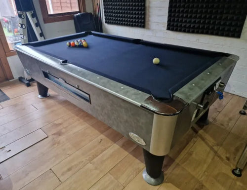 SAM Bison 7' x 4' Marble Grey Finish Reconditioned American Pool Table