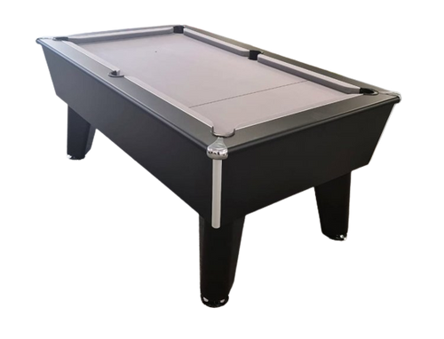 Black Optima Classic Free Play Slate Bed Pool Table