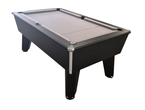 Black Optima Classic Free Play Slate Bed Pool Table