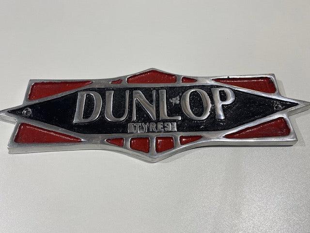 Dunlop Tyre Cast Sign 38cms x 13cms. Free P&P
