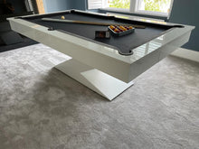 Load image into Gallery viewer, Gloss White LIGHTNING Pool Diner Table by Superpool UK