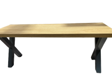 Load image into Gallery viewer, The Cross Leg Pool Dining Table Bench by Superpool