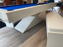 Load image into Gallery viewer, Gloss White LIGHTNING Pool Diner Table by Superpool UK