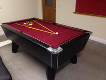 Load image into Gallery viewer, Aramith Blue and Yellow Balls on a pool table
