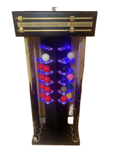 Load image into Gallery viewer, Neon Cue STand for 6 Cues and Ball Set by SUPERPOOL