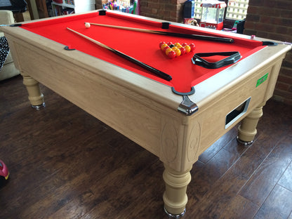 Reconditioned Oak Supreme Prince 6' x 3' Free Play Slate Table (In Stock Now)