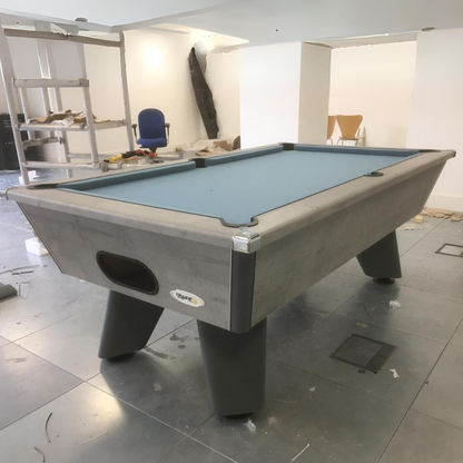 Cry Wolf Indoor Slate Bed Pool Table Urban Grey
