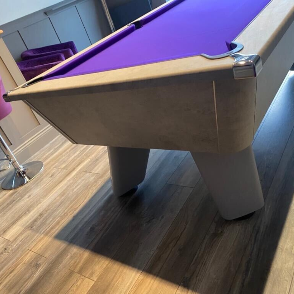 Cry Wolf Indoor Slate Bed Pool Table Urban Grey