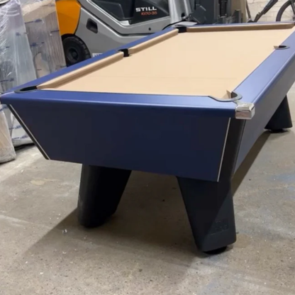 Cry Wolf Outdoor Slate Bed Pool Table Midnight Blue