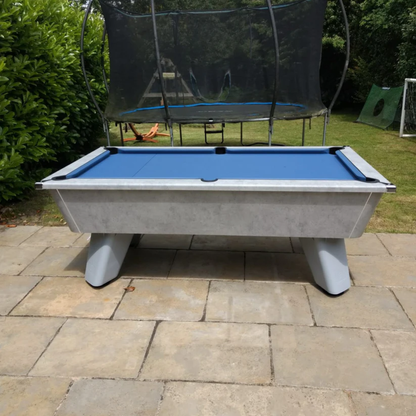Cry Wolf Outdoor Slate Bed Pool Table Urban Grey