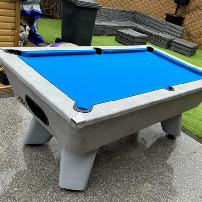 Cry Wolf Outdoor Slate Bed Pool Table Urban Grey