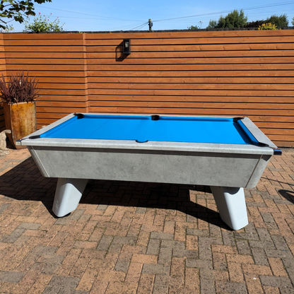 Cry Wolf Outdoor Slate Bed Pool Table Urban Grey
