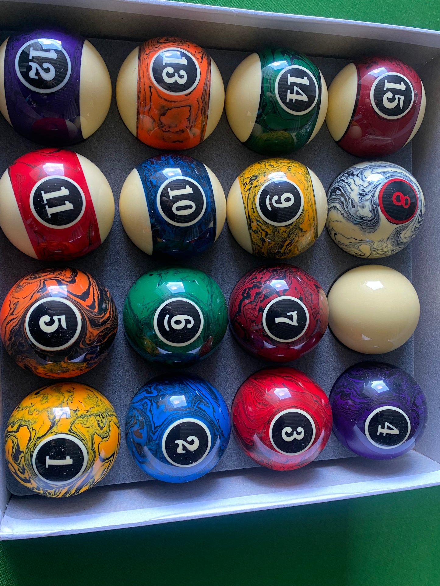 Dream Ball Granite 2" Set Spots and Stripes