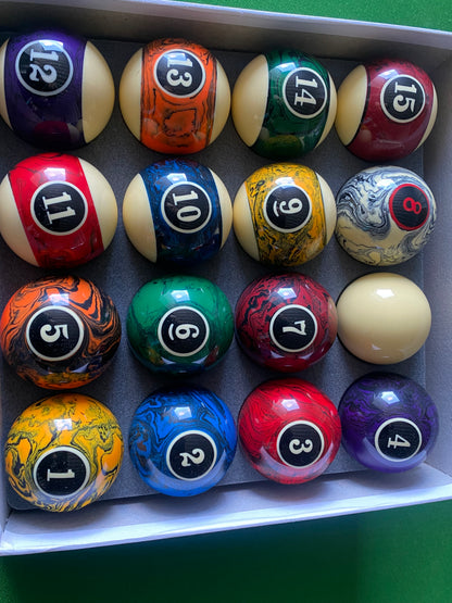 Dream Ball Granite 2" Set Spots and Stripes