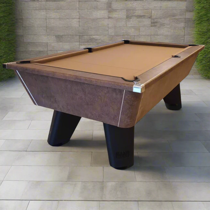 Cry Wolf Outdoor Slate Bed Pool Table Italian Bronze