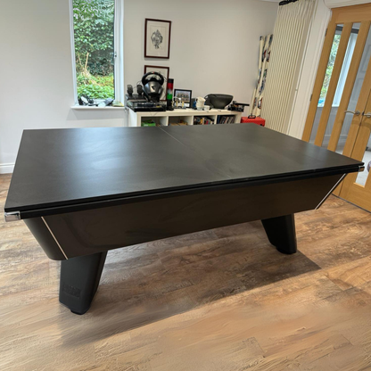 Cry Wolf Indoor Slate Bed Pool Table Black
