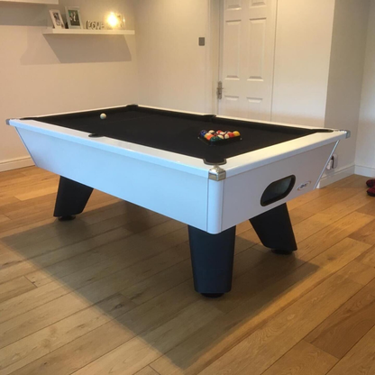 Cry Wolf Indoor Slate Bed Pool Table White