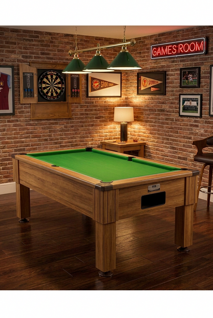 6’ Reconditioned Walnut 6’ DPT Emirates Pool table