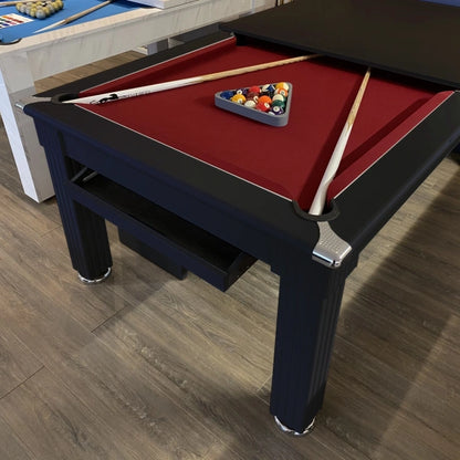 Gatley Black Traditional Dining Pool Table