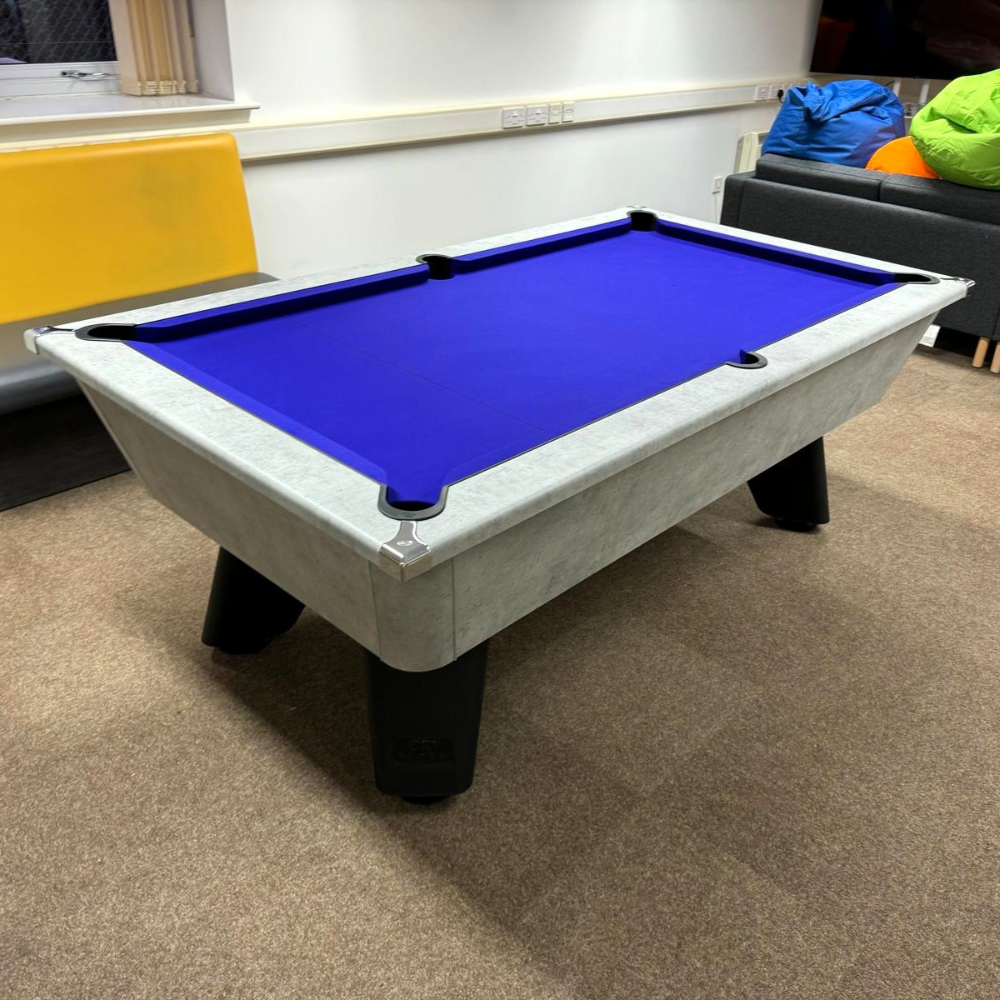 Cry Wolf Indoor Slate Bed Pool Table Urban Grey