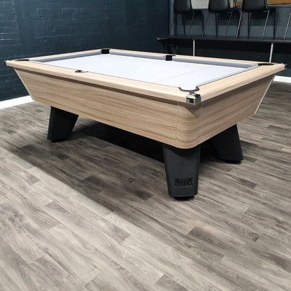 Cry Wolf Indoor Slate Bed Pool Table Driftwood