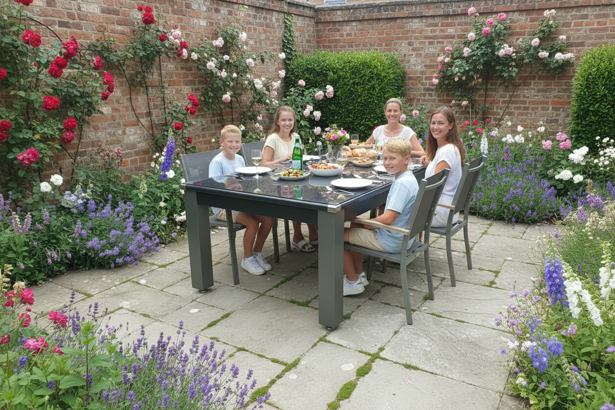 The Cry Wolf Alfresco Outdoor Pool Dining Pool Table