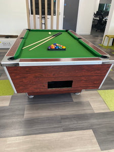 ***RECONDITIONED*** 7' x 4' Rosewood Superleague Free Play Pool table