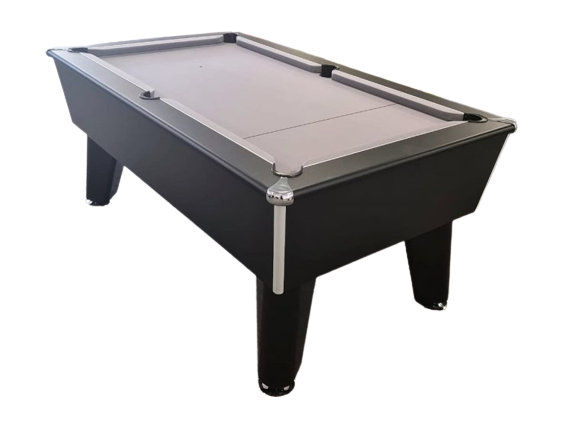 7 Black Optima Classic Free Play Slate Bed Pool Table IN STOCK Superpool UK