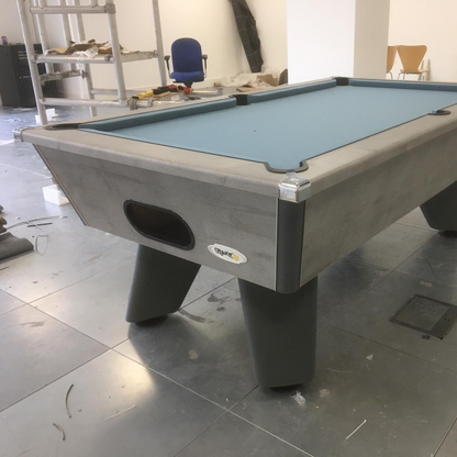 Cry Wolf Indoor Slate Bed Pool Table Urban Grey