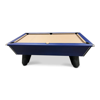 Cry Wolf Indoor Slate Bed Pool Table Midnight Blue