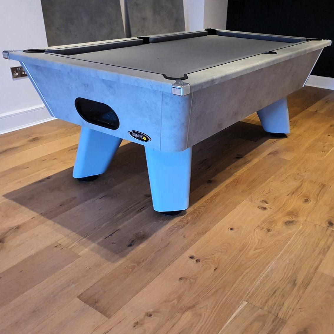 Cry Wolf Indoor Slate Bed Pool Table Urban Grey