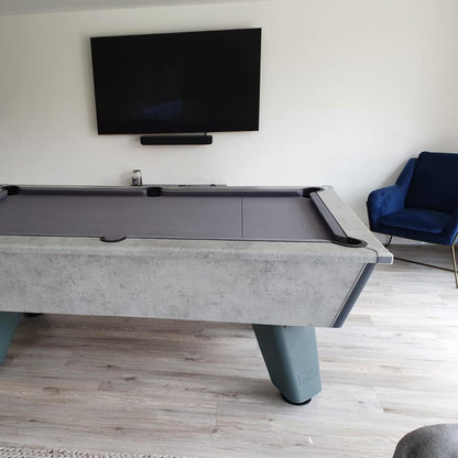 Cry Wolf Indoor Slate Bed Pool Table Urban Grey