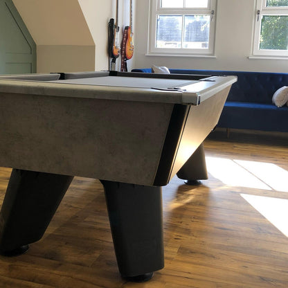 Cry Wolf Indoor Slate Bed Pool Table Urban Grey