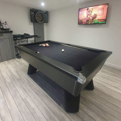 Cry Wolf Indoor Slate Bed Pool Table Black - Smart Black