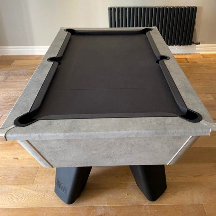 Cry Wolf Indoor Slate Bed Pool Table Urban Grey
