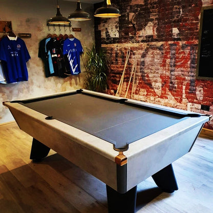 Cry Wolf Indoor Slate Bed Pool Table Urban Grey