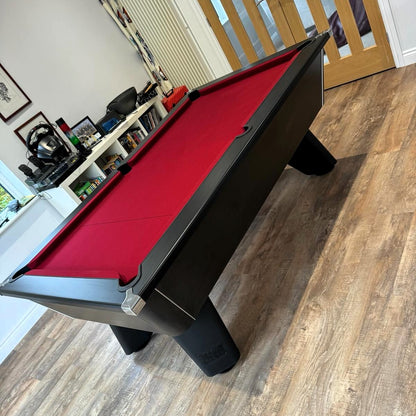 Cry Wolf Indoor Slate Bed Pool Table Black