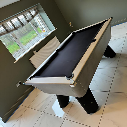 Cry Wolf Indoor Slate Bed Pool Table Urban Grey