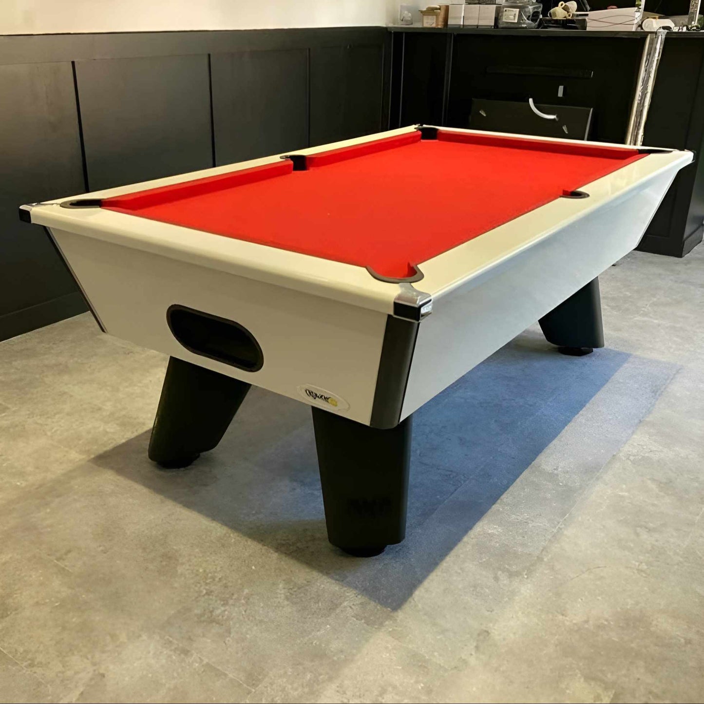 Cry Wolf Outdoor Slate Bed Pool Table White