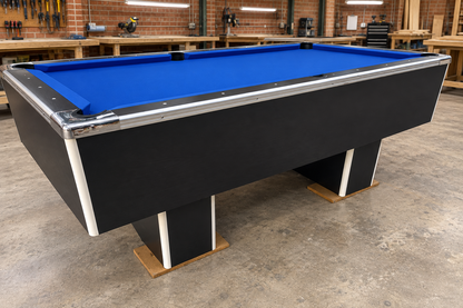 RECONDITIONED 6' x 3' Black Hustler Free Play Pool table