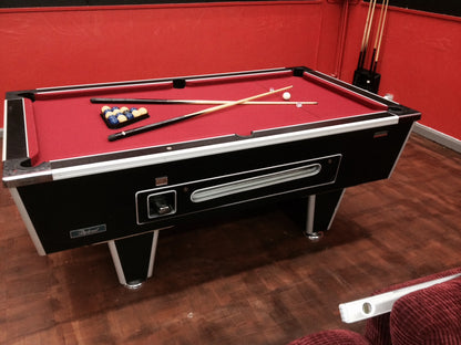 RECONDITIONED 7' x 4' Superleague Diplomat Free Play Pool table