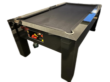 Load image into Gallery viewer, Gloss Black Vintage Slate Bed Pool Table