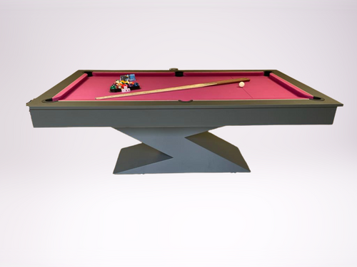 IN STOCK! The Graphite Grey LIGHTNING Pool Diner Table by Superpool UK