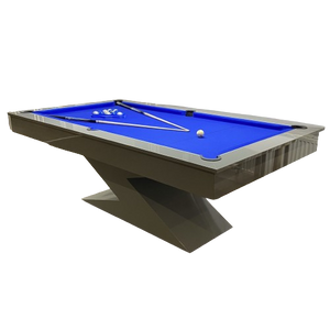 EX-Showroom Gloss Grey 7' LIGHTNING Pool Diner Table by Superpool UK