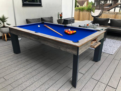 Grey Pine Alfresco outdoor pool dining table