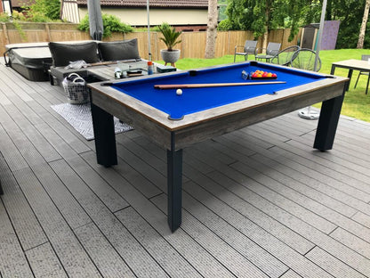 Grey Pine Alfresco outdoor pool dining table